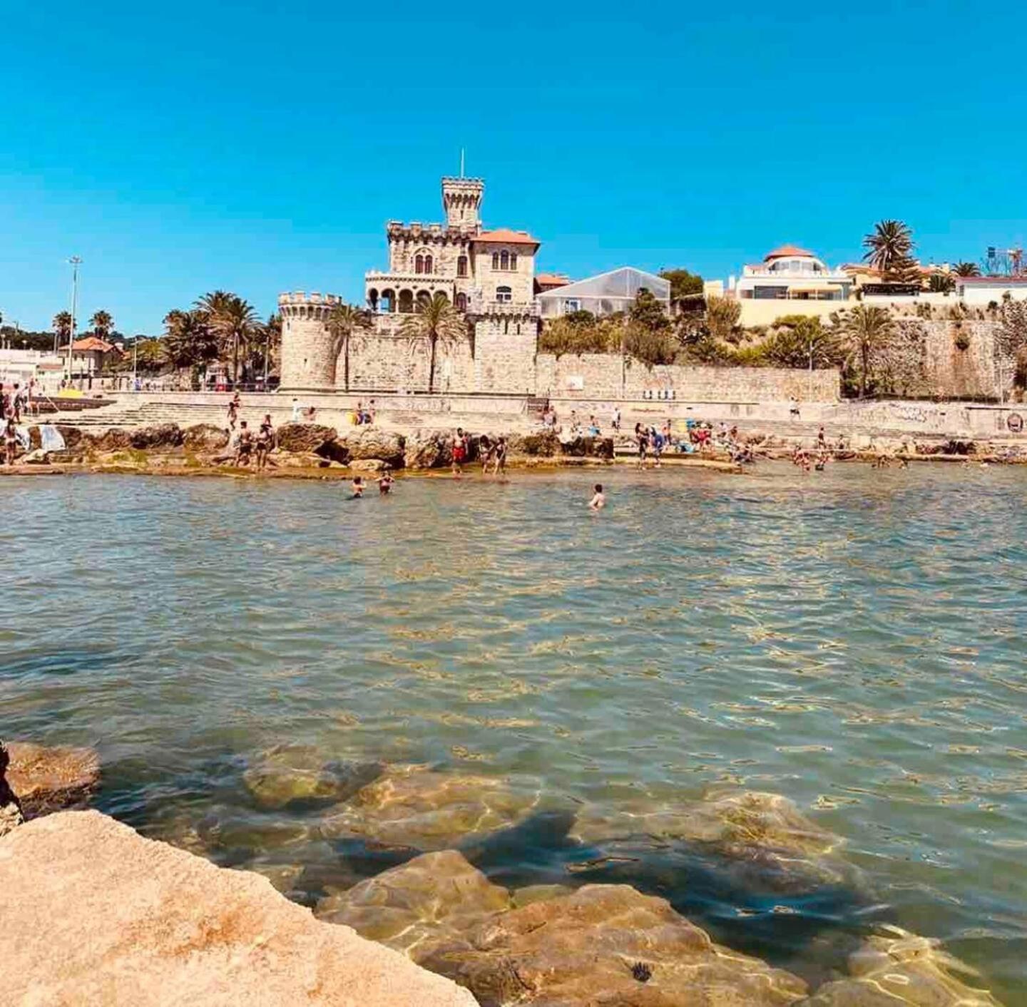 Sea View W Balcony 2 Mins Walk To Beach & Casino Εστορίλ Εξωτερικό φωτογραφία
